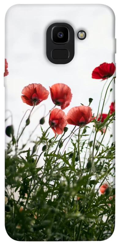 Чохол на Samsung J600F Galaxy J6 (2018) Поле маків фото 1 з 1