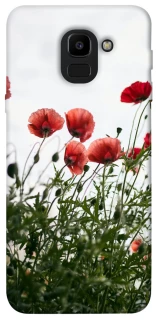 Чохол на Samsung J600F Galaxy J6 (2018) Поле маків фото 1 з 1