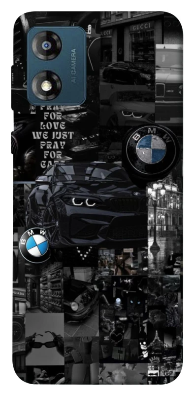 Чохол на Motorola Moto E13 BMW collage ver.3 фото 1 з 1