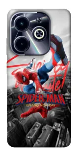Чехол на Infinix Hot 40i Spider Man ver.1 фото 1 из 1
