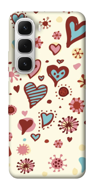Чохол на Infinix Hot 60i Pretty hearts фото 1 з 1