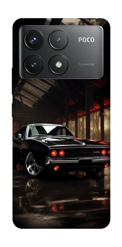 Чохол на Xiaomi Poco F6 Pro Black classic car фото 1 з 1