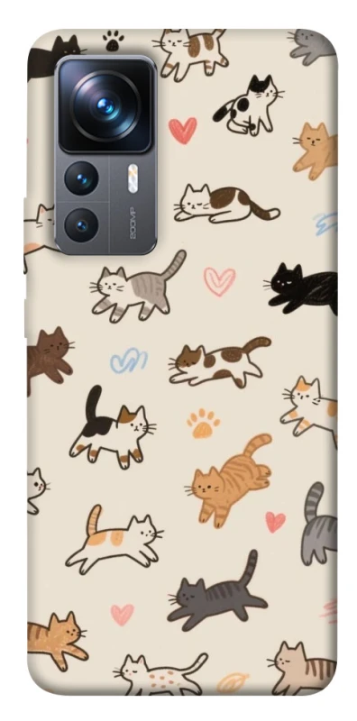 Чохол на Xiaomi 12T / 12T Pro Cat style ver.2 фото 1 з 1