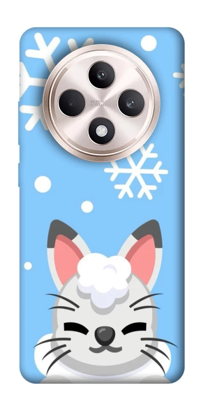 Чехол на Oppo Reno 12 F 4G/5G Adopt Me Snow Kitty Smile фото 1 из 1