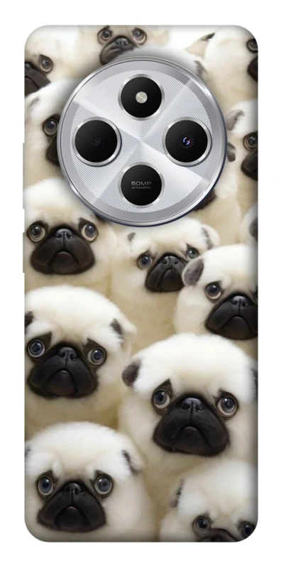 Чохол на Xiaomi Redmi 14C / Poco C75 Doggy Pug Love фото 1 з 1