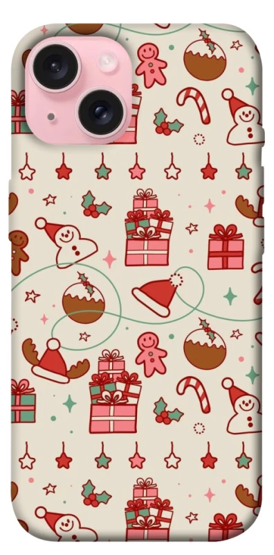 Чехол на Apple iPhone 15 (6.1") Новогодний v14 фото 1 из 1