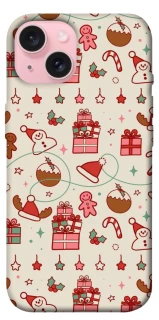 Чохол на Apple iPhone 15 (6.1") Новорічний v14 фото 1 з 1