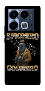 Чехол на Infinix Note 40 4G Spioniro Golubiro фото 1 из 1