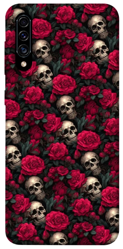 Чохол на Samsung Galaxy A50 (A505F) / A50s / A30s Черепа та рози фото 1 з 1