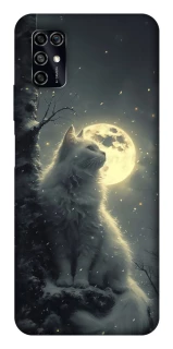 Чохол на ZTE Blade V2020 Smart Кіт під місяцем фото 1 з 1