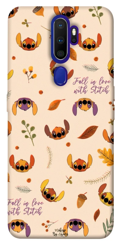Чохол на Oppo A5 (2020) / Oppo A9 (2020) Fall in love with Stitch фото 1 з 1