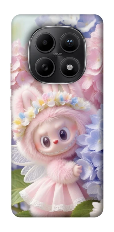 Чохол на Xiaomi Redmi Note 15 5G Labubu & Flowers ver.1 фото 1 з 1