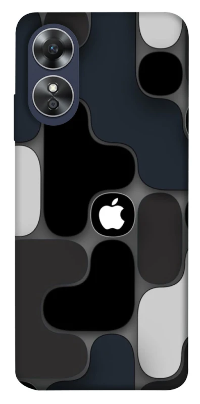 Чехол на Oppo A17 Apple logo ver.8 фото 1 из 1