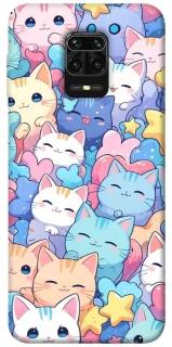 Чехол на Xiaomi Redmi Note 9s / Note 9 Pro / Note 9 Pro Max Funny Kittens ver.3 фото 1 из 1
