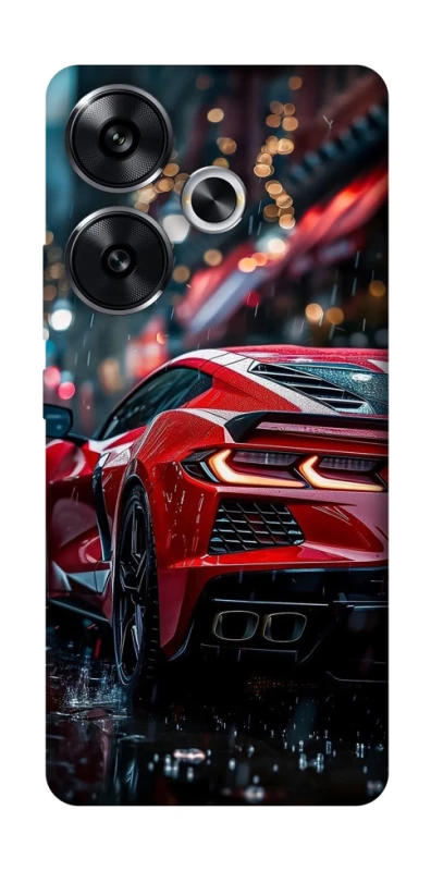 Чехол на Xiaomi Poco F6 Red sports car фото 1 из 1