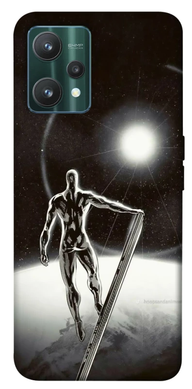 Чехол на Realme 9 Pro Серебряный сёрфер фото 1 из 1