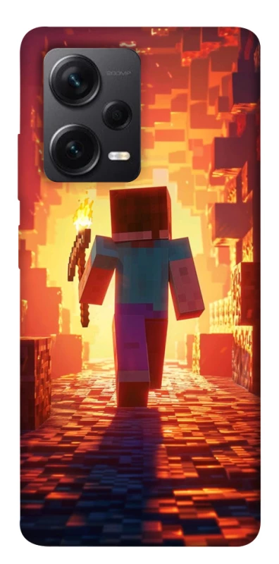 Чохол на Xiaomi Redmi Note 12 Pro+ 5G Minecraft adventure фото 1 з 1