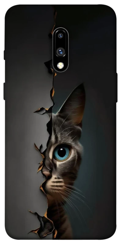 Чохол на OnePlus 7 Кіт-підглядач v2 фото 1 з 1