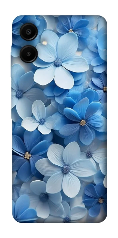 Чехол на Samsung Galaxy A07 Синие цветы фото 1 из 1