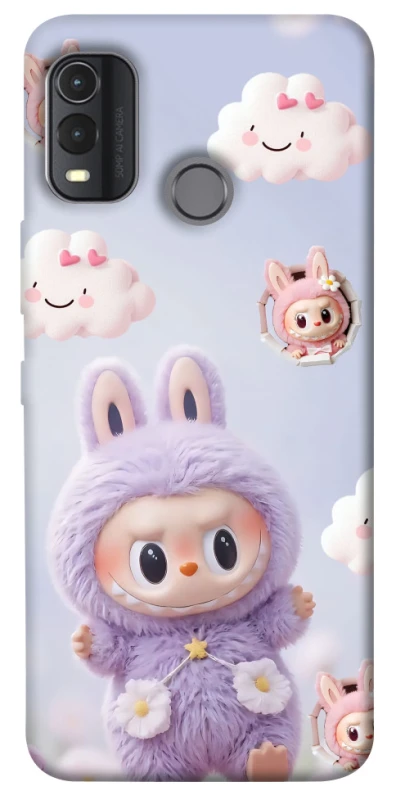 Чохол на Nokia G11 Plus Labubu & clouds фото 1 з 1