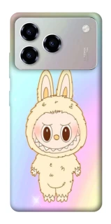 Чохол на ZTE Blade A76 Fluffy Rainbow Labubu фото 1 з 1