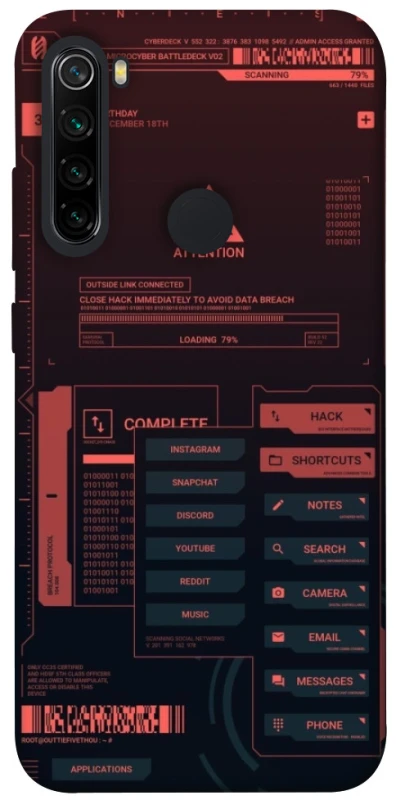 Чохол на Xiaomi Redmi Note 8 Attention фото 1 з 1