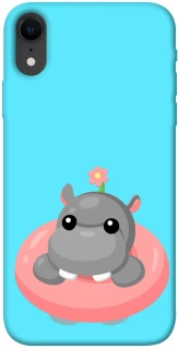 Чехол на Apple iPhone XR (6.1") Adopt Me Hippo Floatie фото 1 из 1