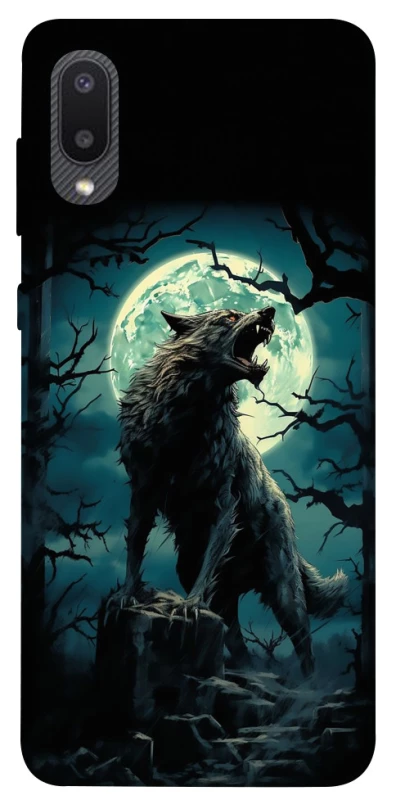 Чехол на Samsung Galaxy A02 Волк под луной фото 1 из 1