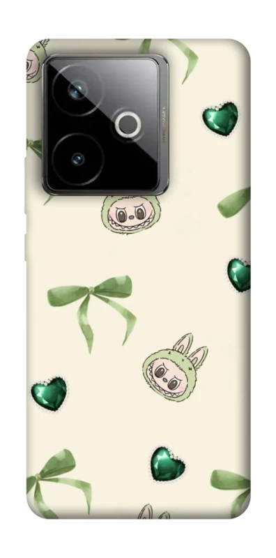 Чохол на Realme GT 7T Labubu Green Heart фото 1 з 1