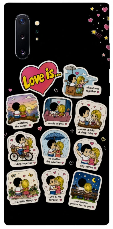 Чехол на Samsung Galaxy Note 10 Plus Love is ver.4 фото 1 из 1