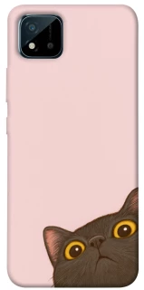 Чохол на Realme C11 (2021) Peeping cat фото 1 з 1