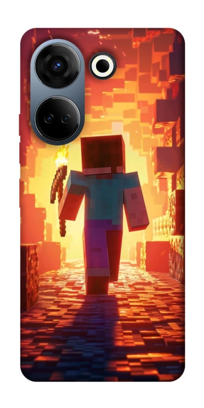 Чохол на TECNO Camon 20 Pro (CK7n) Minecraft adventure фото 1 з 1