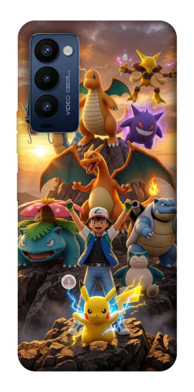 Чехол на TECNO Camon 18 Pro Pokemon фото 1 из 1