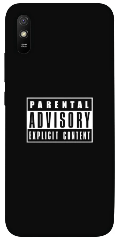 Чохол на Xiaomi Redmi 9A Parental Advisory Label фото 1 з 1