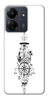 Чехол на Xiaomi Poco C65 Tattoo ver.7 фото 1 из 1