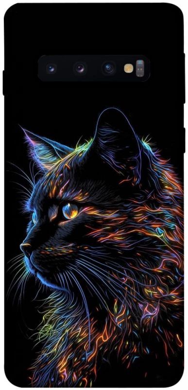 Чехол на Samsung Galaxy S10 Черный кот фото 1 из 1