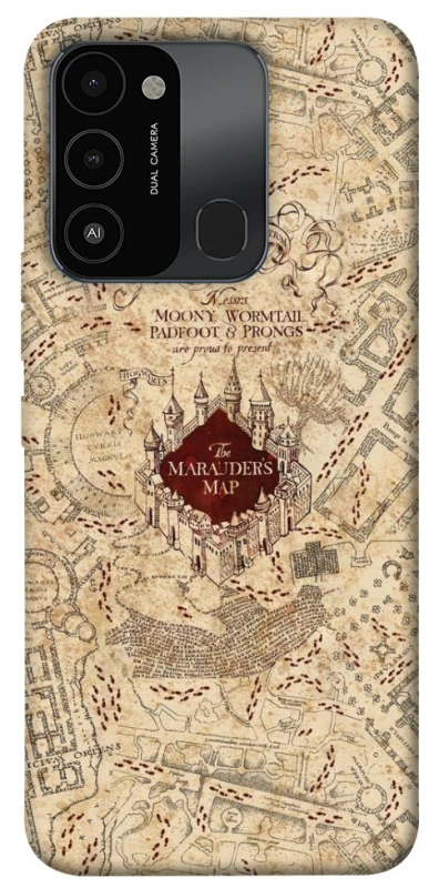 Чехол на TECNO Spark 8C Harry Potter Marauder's Map фото 1 из 1
