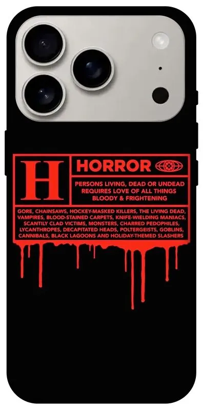 Чехол на Apple iPhone 18 Pro Horror Halloween фото 1 из 2