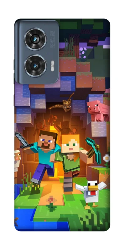 Чохол на Motorola Edge 50 Minecraft game фото 1 з 1