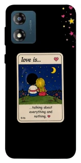 Чехол на Motorola Moto E13 Love is ver.6 фото 1 из 1