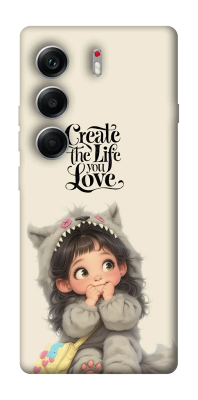 Чехол на Tecno Camon 40 Create the life you love фото 1 из 1