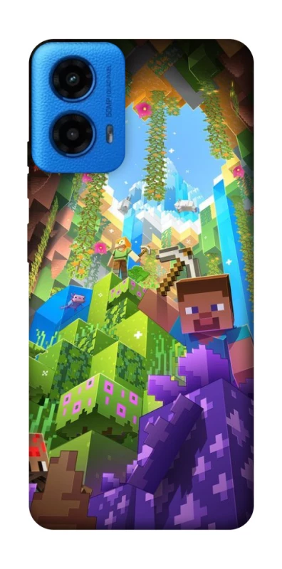 Чохол на Motorola Moto G45 Minecraft forever фото 1 з 1
