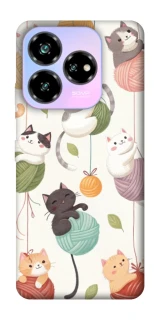 Чехол на ZTE Nubia V60 Funny Kittens фото 1 из 1
