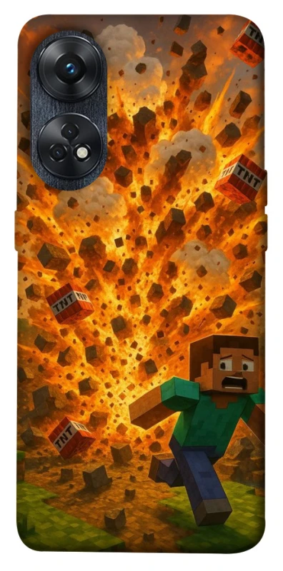 Чохол на Oppo Reno 8T 4G Minecraft v7 фото 1 з 1