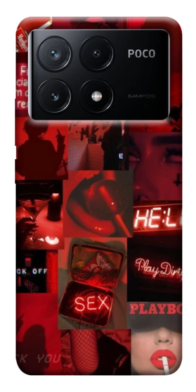 Чехол на Xiaomi Poco X6 Love collage ver.3 фото 1 из 1