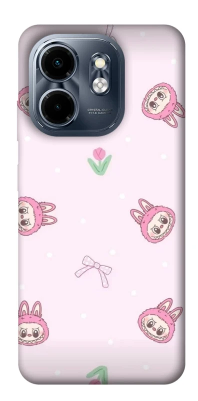 Чохол на Infinix Smart 9 4G / Hot 50i Labubu Flower фото 1 з 1