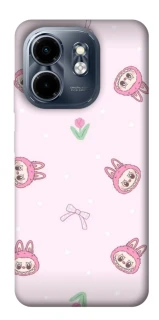 Чохол на Infinix Smart 9 4G / Hot 50i Labubu Flower фото 1 з 1