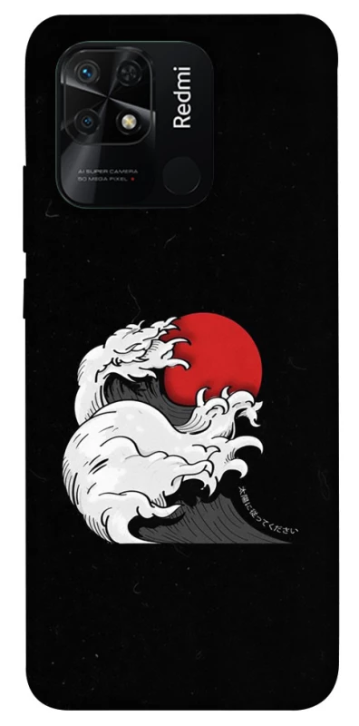 Чохол на Xiaomi Redmi 10C Хвилі Японії v2 фото 1 з 1