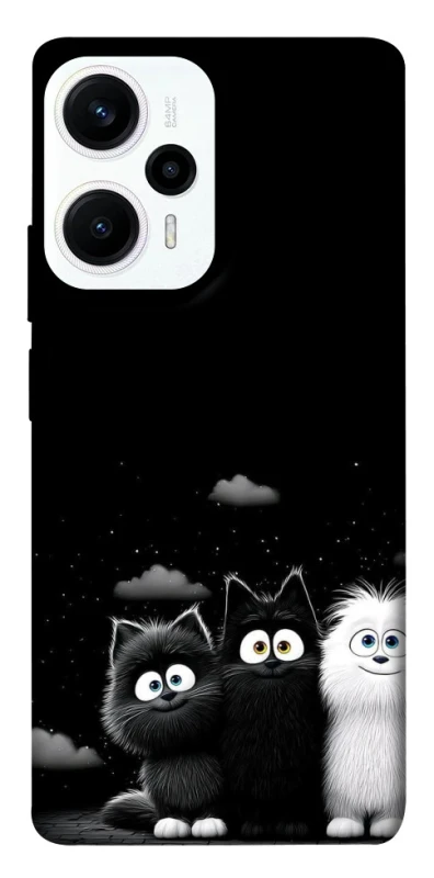 Чехол на Xiaomi Poco F5 / Note 12 Turbo Three Cats фото 1 из 1