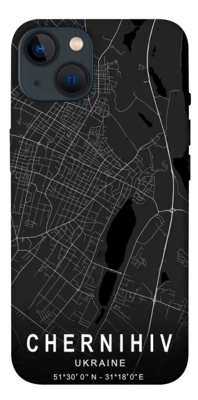 Чохол на Apple iPhone 13 (6.1") Chernihiv map фото 1 з 1